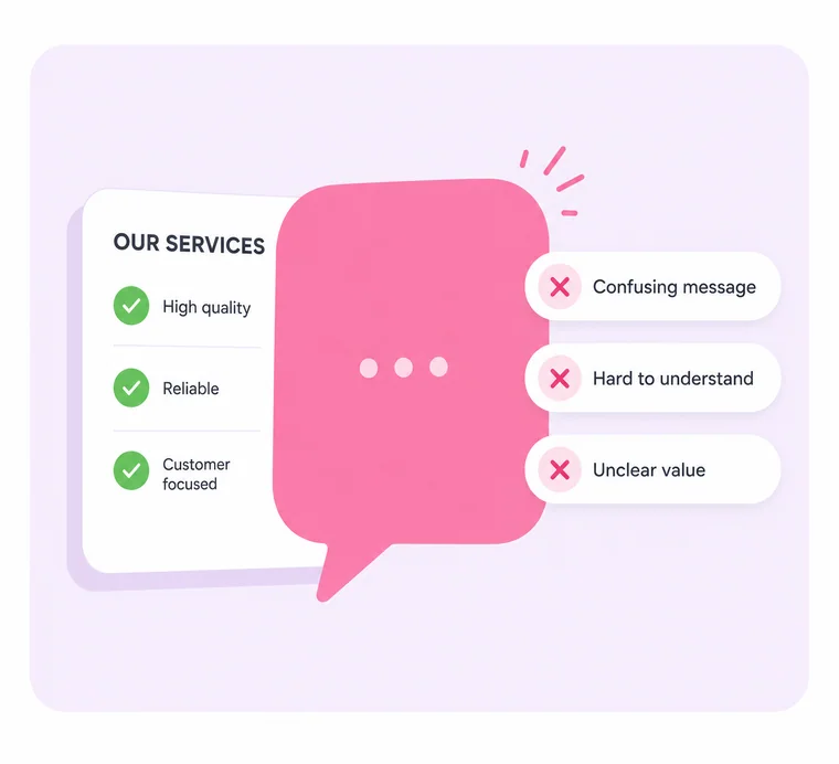 Good services hidden behind weak communication